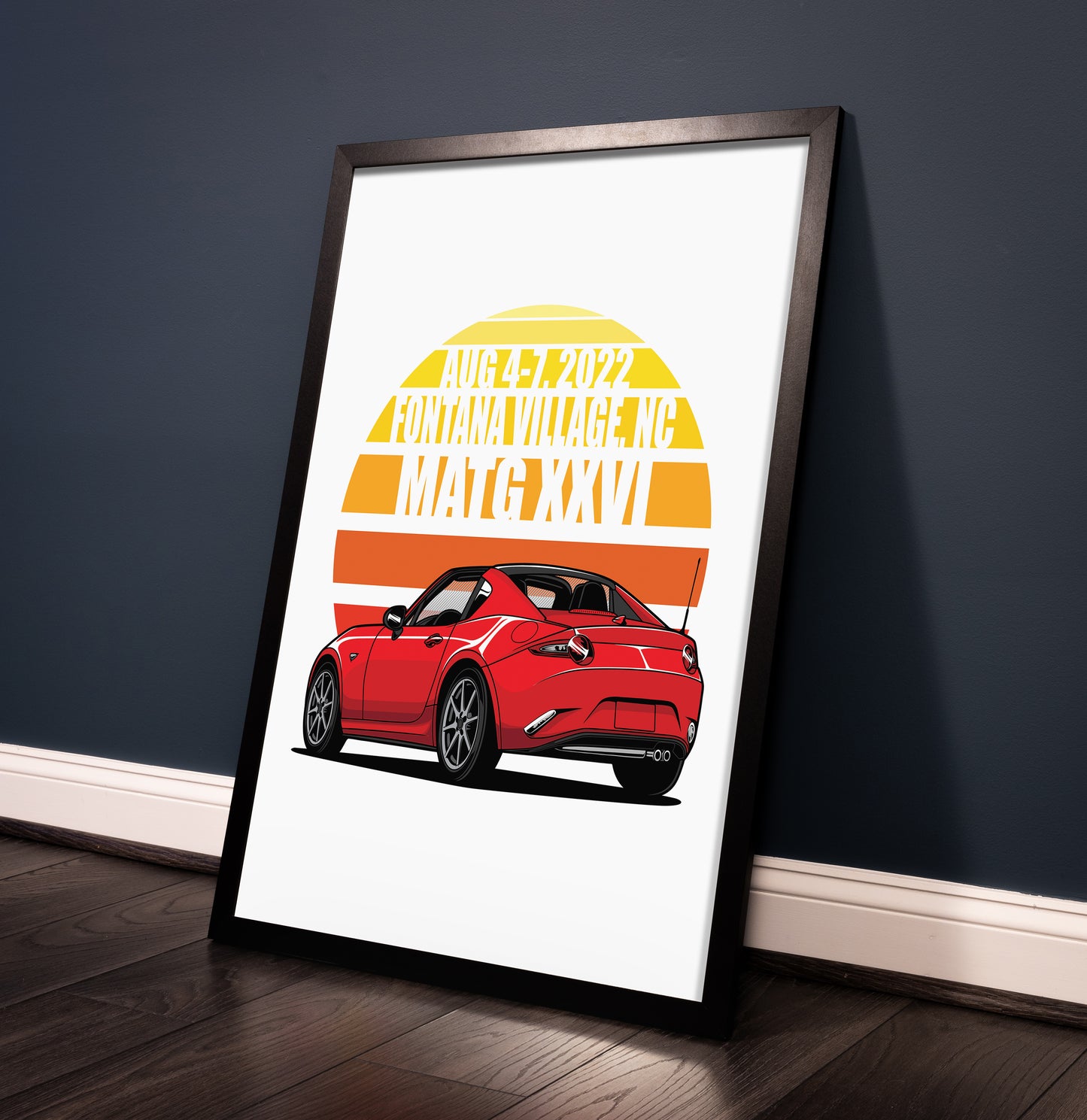 Miatas at the Gap XXVI - 2022 Art Poster