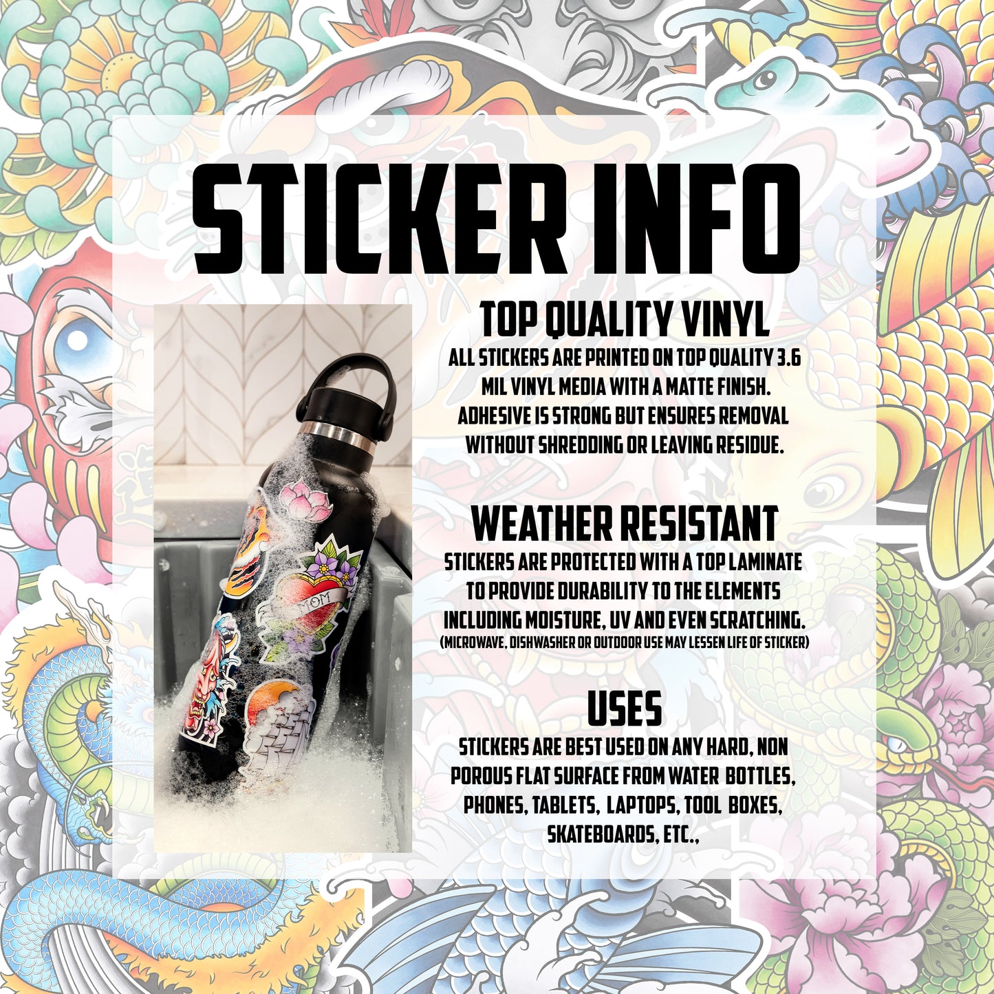 Neotraditional Native American Chief Headdress Inspired Traditional Tattoo Flash Fine Art Waterproof Vinyl Sticker and Postcard Art Print